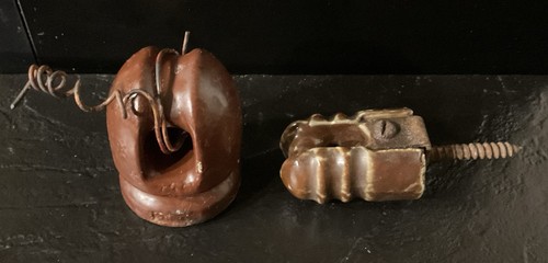 Vintage brown glazed - vintage,