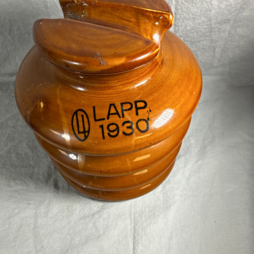 Vintage lapp 1930 - vintage, glazed