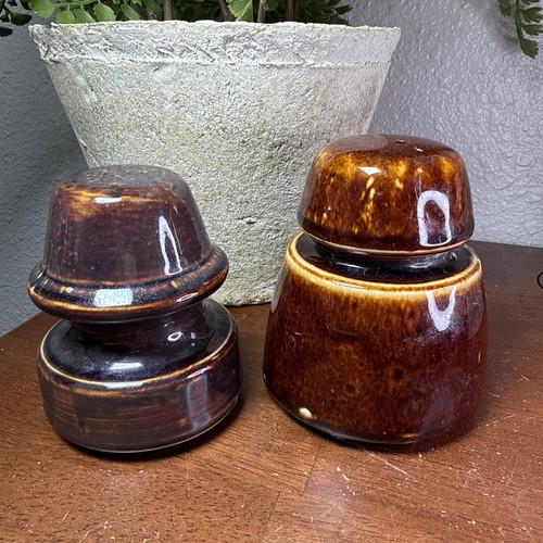 Vintage brown glazed - vintage,