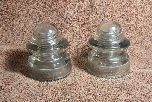 Hemingray vtg glass - vtg,